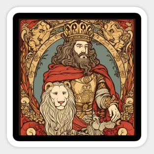 King Richard the Lion Sticker